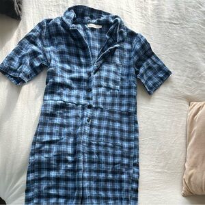 Blue Flannel Jumper